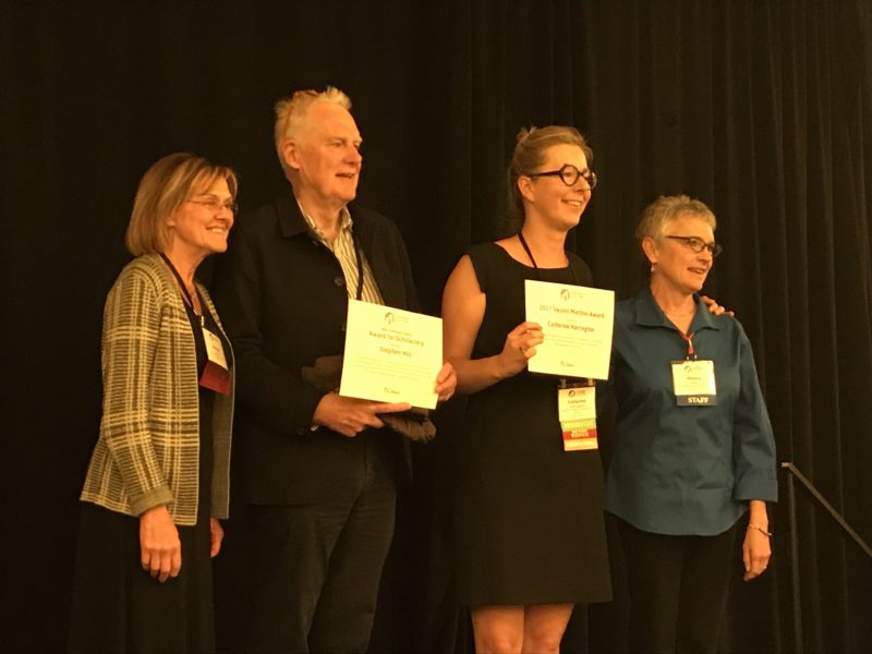 Our Chair, Stephen Hill, and Catherine Harrington from the National CLT Network were honoured at the Grounded Solutions Conference