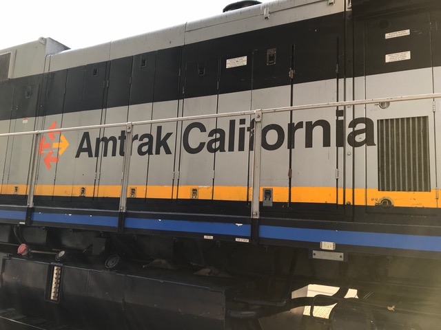 Amtrak train California